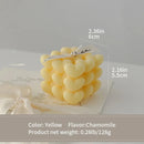 Love Candle Valentine's Day Gift Heart Shaped Handmade Rubik's Cube Aromatherapy Gift Accompanying Gift Modelling