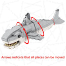 MOC Animal Brick Cat Shark Easter Bunny Deer Rabbit Compatible Building Blocks Set Assembly Toys For Children Adult Friends Gift