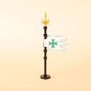 Medieval Castle Knight Figures Flag Building Blocks Ancient Holy Rome Military Army Soldier Weapons MOC Accessory Bricks Kid Toy