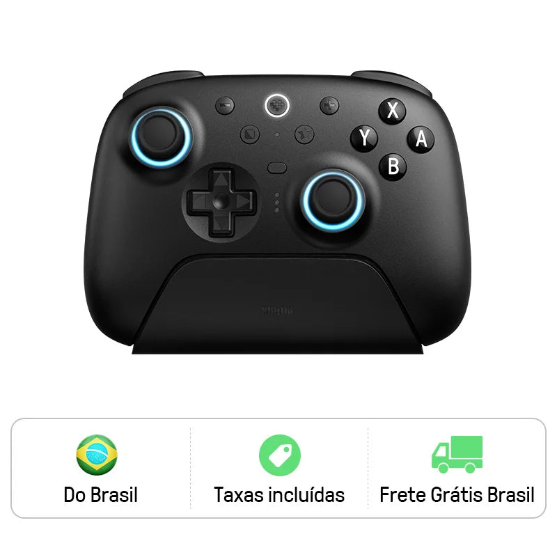 8BitDo Ultimate 2 Bluetooth Gaming Controller for Switch 2,1& Windows PC with TMR Joysticks, Switchable Triggers, Motion Control