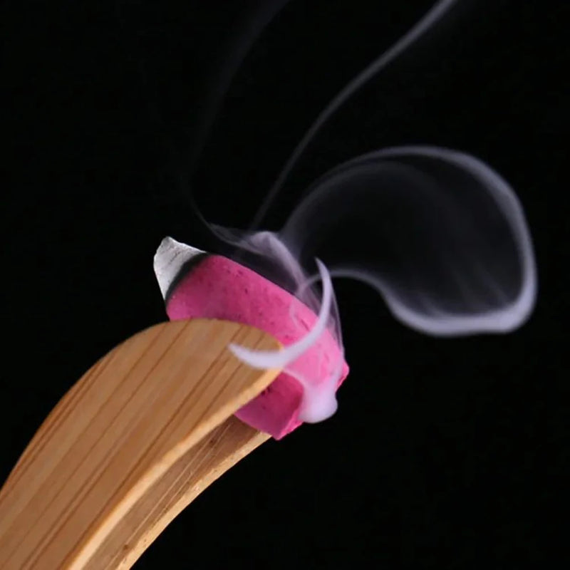 Mixed Natural Incense Rose Jasmine Lavender Osmanthus Sakura Smoke Cone Reflux Tower Incense Backflow Incense Bullet