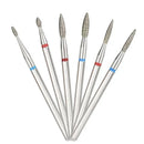 Diamond Nail Drill Bit Set Rotery Milling Cutters Bits for Electric Pedicure Manicure Machine Nail Burr Tools Accessories