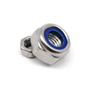 Left Hand Thread M4 M5 M6 M8 M10 M12 M16 304 A2 Stainless Steel Reverse Rotate Hexagon Nylon Insert Self Lock Nut Nylock Locknut