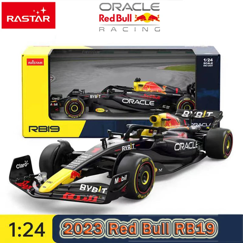 Rastar 2023 Red Bull RB19 Racing Cars 1/24 Scale Die Cast Alloy Cars Model 2023 Champion Cars Red Bull RB19 For Adults