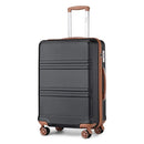 Kono Lightweight Cabin Suitcase - 20/24/28 Inch ABS Hard Shell, Fits EasyJet Under Seat, large-Compact Carry-On Trolley Case