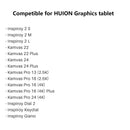 PN06F Felt Nibs Standard Replacement Pen Nibs for Huion Digital Drawing Pen PW550, PW550S, PW600, PW600S