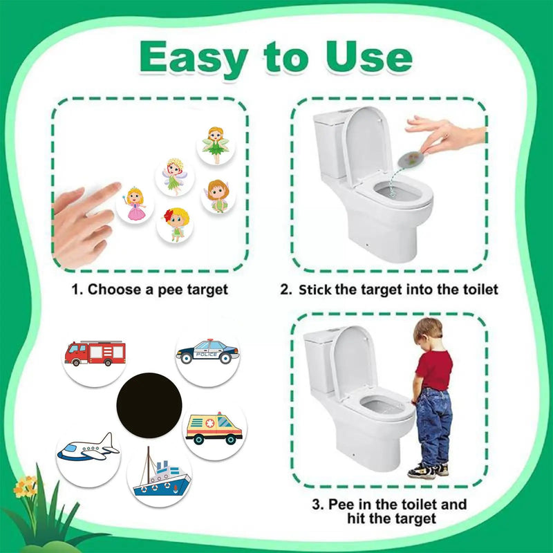Pee Targets Potty Training Stickers Urinal Bullseye Training Toilet Sticker Thermochromic Urinal Training For Kid Potty