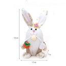 Easter Faceless Gnome Rabbit Doll Cartoon Home Easter Ornament Bunny Doll Easter Party Gifts