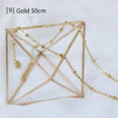 RHYSONG 45 50 60cm Base Necklace Stainless Steel Jewelry For Women Handmade O Lip Snake Chain Matching Collares Para Mujer 2021