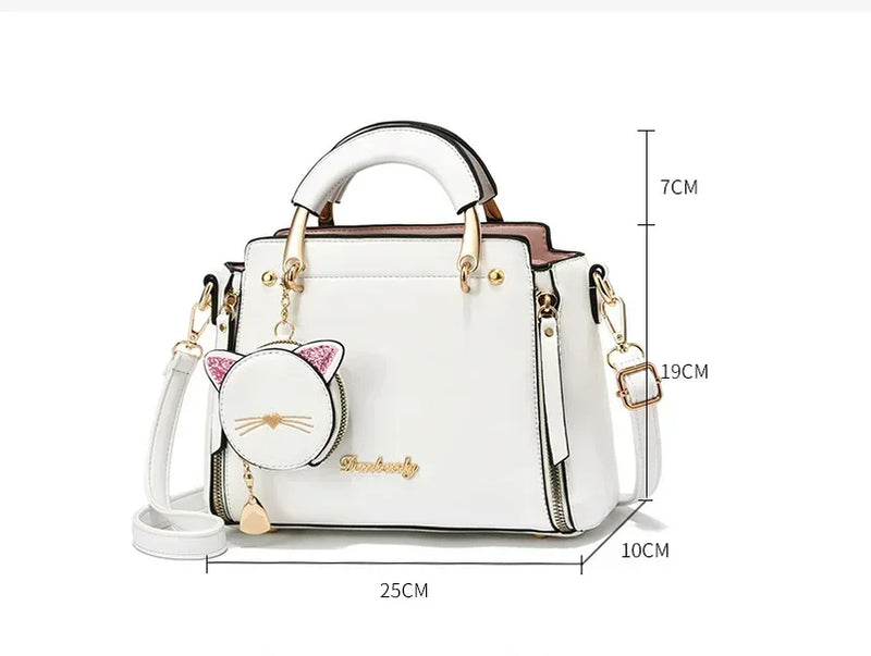 Solid Color Single Shoulder Large Capacity High-end Feel Handbag 2023 New Cute and Versatile Women's Crossbody Commuting