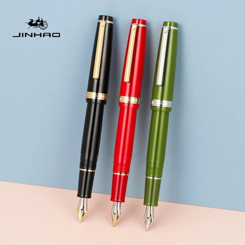 Jinhao 82 Fountain Pen 0.38/0.5/0.7mm Extra Fine Nib Multicolour Luxury Elegant Pens Writing Office School Supplies Stationery