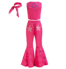 Girls Costume Top+Trousers Kids Halloween Cospaly Princess Christmas Bowknot Fantasy Pageant Disguise Children Clothes