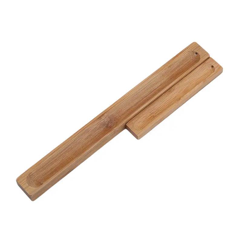 New Useful Bamboo Material Stick Plate Incense Holder Fragrant Ware Stick Incense Burner Bamboo Line Incense Burner