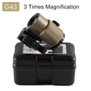 G33 G43 G45 Sight Fixed 3X 5X Magnifier Scope With Switch to Side Quick Detachable QD Mount For Airsoft Hunting