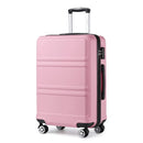 KONO TSA Lock, suitcase (M/L/XL) TONO Hard Case, Lightweight ABS Trolleys with Twin wheels