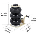 SucceBuy Triple Bag Air Jack 3 Ton(6600 lbs)Capacity Portable Pneumatic Car Jacks Heavy Duty&Quick Lifting for Garage Car Repair