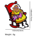 Pink Dog Lapel Pins for Backpacks Manga Briefcase Badges on Backpack Brooch for Clothes New Fashion Accessories Gifts for Kids