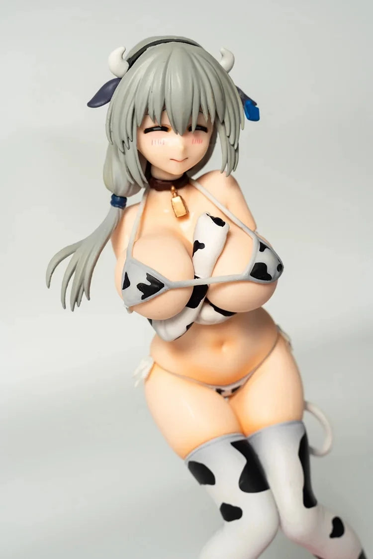 22CM DreamTech Uzaki-chan wa Asobitai Tsuki Uzaki Cow Pattern Bikini 1/7 Anime Girl Action Figure Toy Adult Collection doll