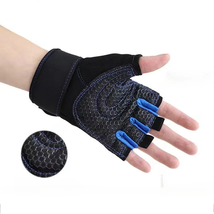 Gym Gloves Fitness Weight Lifting Gloves Body Building Training Sports Exercise Cycling Sport Workout Glove for Men Women M/L/XL