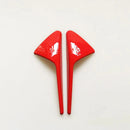 For Tesla Model Y 3 X S White ABS Side camera protection cover 2PCS