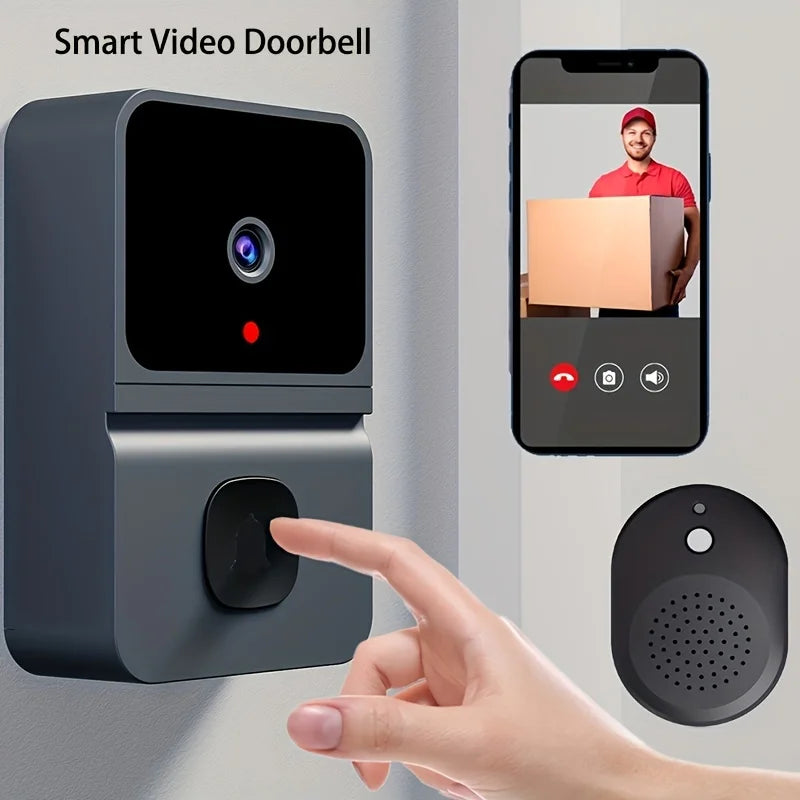 T23 Smart Visual Doorbell Two-way Intercom Infrared Night Vision Remote Monitoring Security System Wifi Video Door Bell