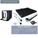 45 65 80cm Photo Light Studio Soft Boxes Portable Foldable Dimmable Photography Table Shooting Tents Kit With 5 Background Board