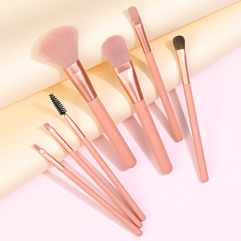 FJER 7-9PCS Makeup Brushes Kit Beauty Makeup Brush тени для век Cosmetic Blush Foundation Eyeshadow Concealer кисти для макияжа