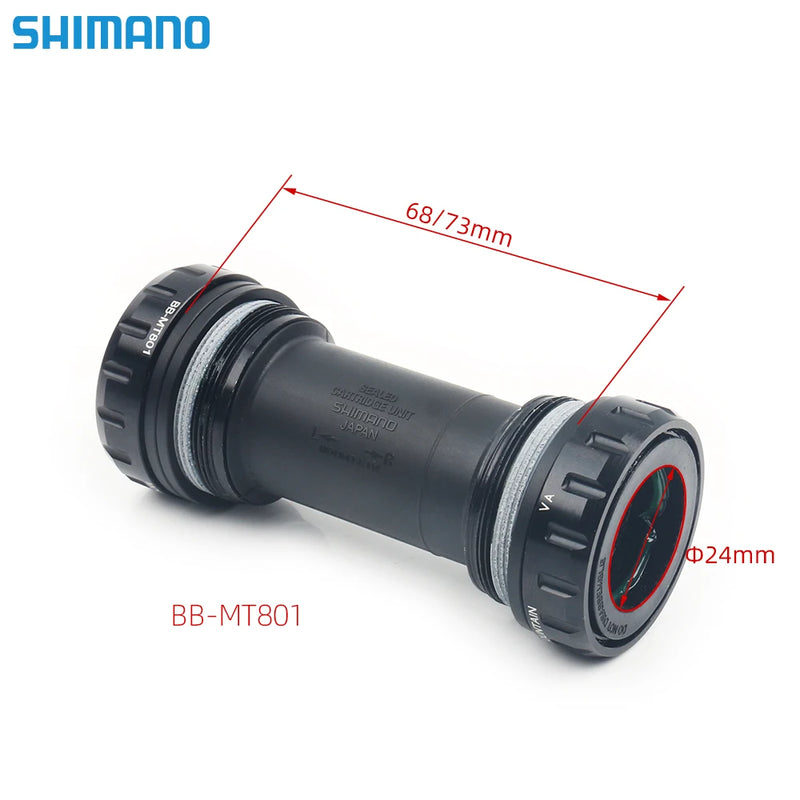 Shimano BB52 MTB Bottom Bracket MT801 BSA MT500-PA Press Fit Mountain Bike Central Movement Bicycle Bottom Holder