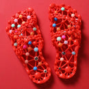 Non-Slip Foot Massage Slippers Feet Care Bath Quick-drying Footwear Reflex Stress Hollow Out Acupressure Massage Slippers Man