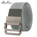 Maikun Nylon Belts For Men Army Tactical Men's Belt Double Rappelling Buckle
