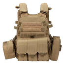 Nylon Tactical Vest Body Armor Hunting Carrier Airsoft Accessories CS Combat MOLLE Camo Military Army Vest for Outdoor Hunting