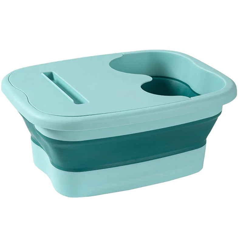 Portable Footbath Massage Bucket Easy To Store Foldable Foot Bath Tray Collapsible Foot Soak Bucket for Soaking Feet
