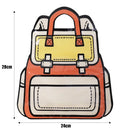 1-10pcs Creative School Bags Shape Cookie Candy Bags Plastic Zipper Bag Cartoon Portable Seal Bag Kids Birthday Gifts Decoration