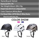 PJT New Cycling Helmet Safety Cap Ultralight Cycling Helmets Road Mtb Racing Bike Equipments Women Men In-Mold Bicycle Helmet