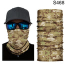 Camouflage Cycling Face Mask Scarf Neck Gaiter Men Seamless Bandana Women Headband Balaclava Tube Face Shield