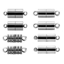 2 Sets Locking Strong Magnetic Clasps Magnet End Clasp Connectors For Jewelry Making DIY Bracelet Necklace Extender Accessories