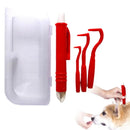 Tick Remover for Dogs 4 Pcs Tick Removal Tweezers Hooks Comb Kit Flea Remover Comb Lice Supplies for Pet Dog Cat Human Horse