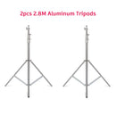 SH 290cm Aluminum Alloy Light Stand for Camera Ring Light Live Youtube Cellphone Video and Apply to Photography Softbox Fixed