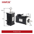 HANPOSE Nema17 stepper motor, torque 78 oz-in (52 N-cm), current 1.8 A. Models 17HS8401 17HS 2408 17HS3401S 17HS4401S 17HS6401S