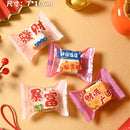 2025 Chinese New Year Snowflake Crispy Packaging 100Pcs 7x10cm Baking Cookie Machine Sealed Candy Bags