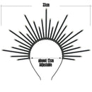 Goddess Crown Tiaras Headband Halloween Hair Band Flower Gold Halo Crowns Headwear Wedding Party Headpiece Hair Accessories