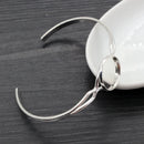 New High Quality 2pcs 16mm Silver Plated Children bracelet Cameo Bangle Base Bracelet Blank Setting Cabochon Cameo N6-28