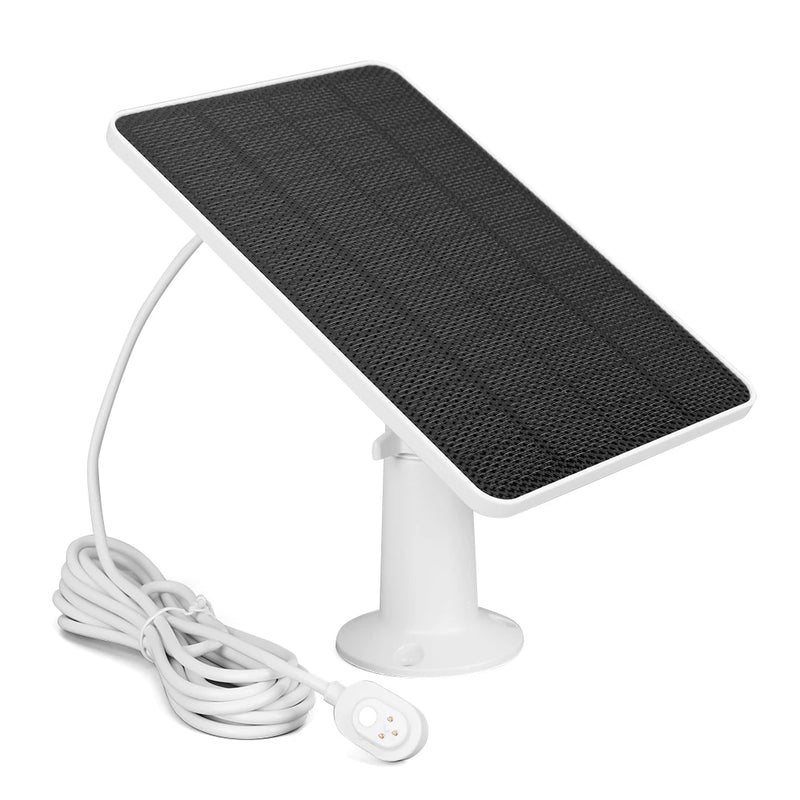 10W IP Security Camera Charger with Charging Cable Monocrystalline Solar Panel Charger for Arlo Ultra/Ultra 2/Pro 3/Pro 4/Pro 3