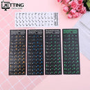 Russian Keyboard Cover Stickers For Mac Book Laptop PC Keyboard 10" TO 17" Computer Standard Letter Layout Keyboard Covers Film