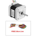 HANPOSE Nema17 stepper motor, torque 78 oz-in (52 N-cm), current 1.8 A. Models 17HS8401 17HS 2408 17HS3401S 17HS4401S 17HS6401S