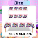 New Gabby Dollhouse Cats Birthday Party Decoration Balloon Pink Cartoon Tableware Backdrop Baby Shower Kids Girls Party Supplies