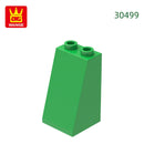 Wange 34Pcs/Lot 30499 2x2x3 Slope Building Block Moc Accessories Compatible with Brick DIY Construction Children Toys Gift Box