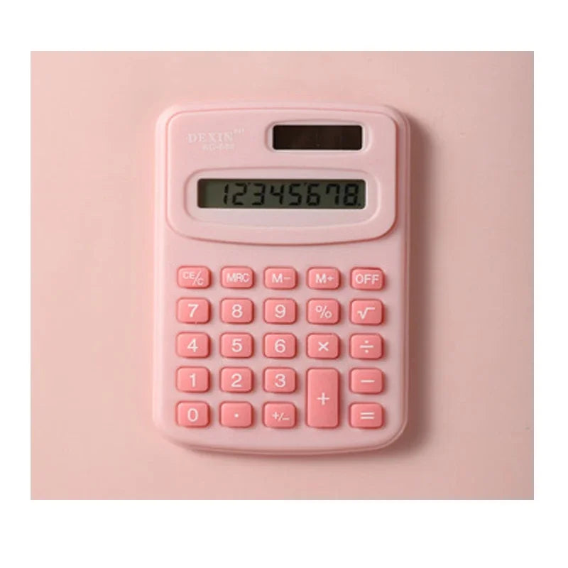 Small Calculator Silent Calculator Mini Version Learning Auxiliary Portable Calculator Back To School Supplies Students/Finance