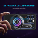 Cooling Case for iphone 16 Pro Max Plus 16e 15 14 13 12 Mini 11 XR XS S 7 8 SE Case Soft Silicone Shockproof Gaming Funda