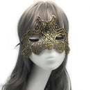 Gold Lace Mask Party Masquerade Halloween Mask Half Face One-Eyed Fox Fun Eye Patch Multiple Shapes